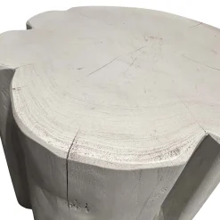 Fashion Horgans Timber Side Table Small Sample White
