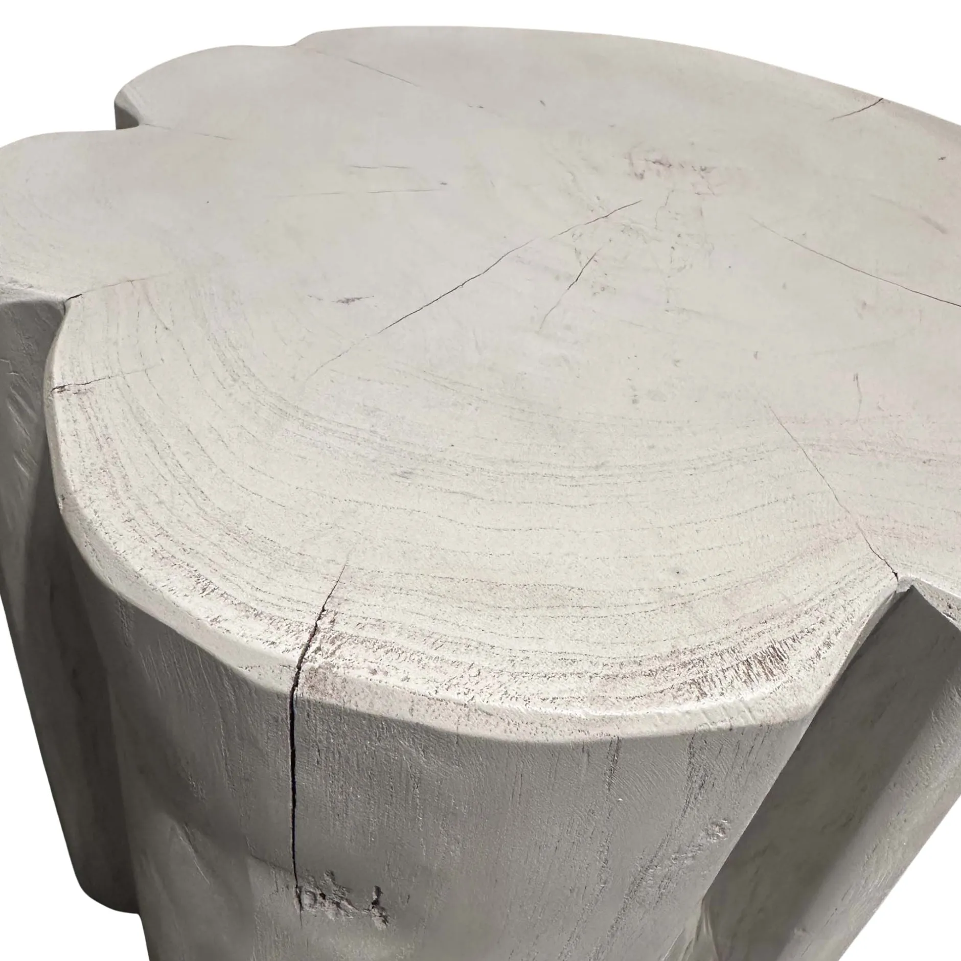 Fashion Horgans Timber Side Table Small Sample White