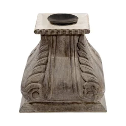 Sale Horgans White Wash Wood Candleholder Whitewash Timber