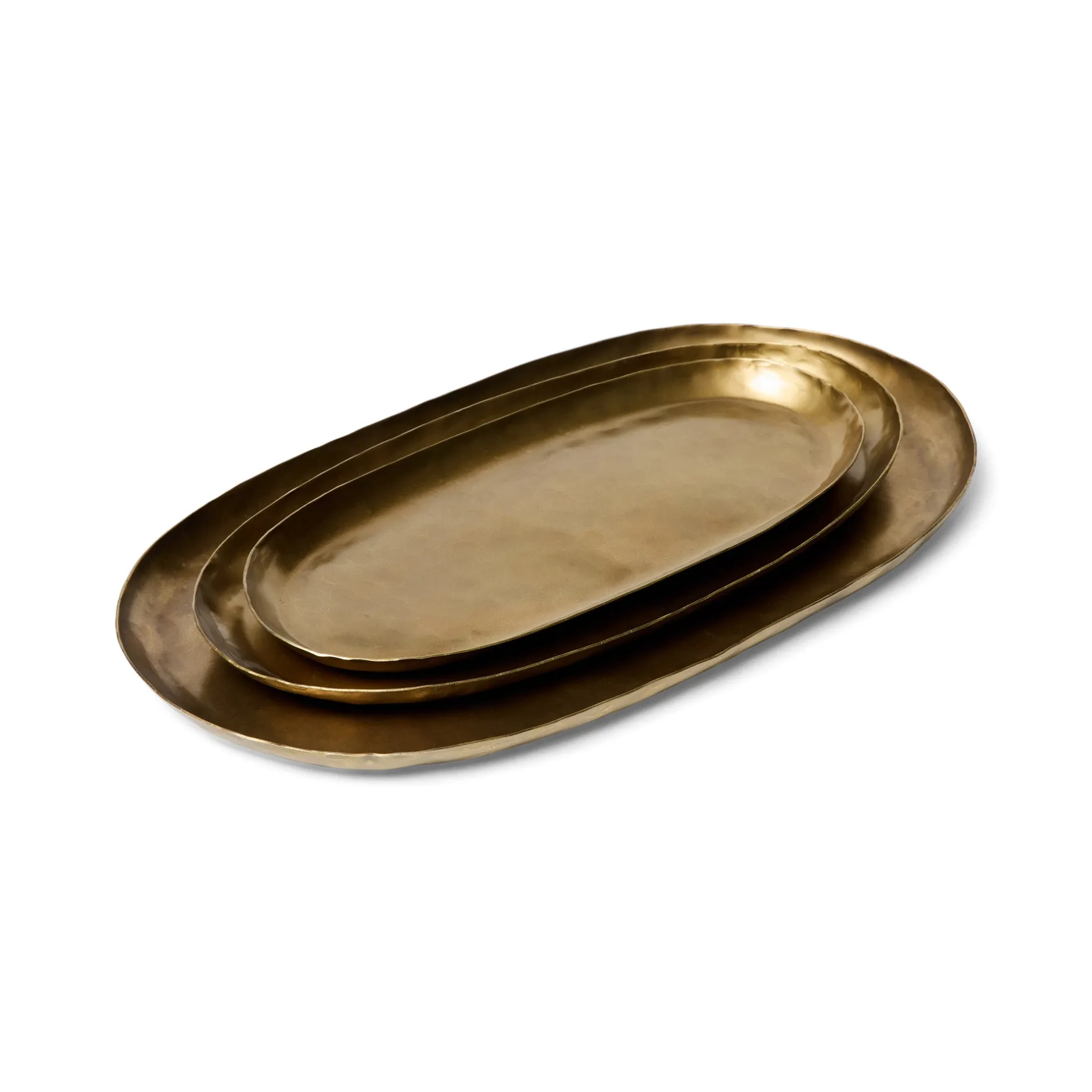 New Horgans Xander Tray Set Brass