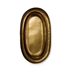 New Horgans Xander Tray Set Brass