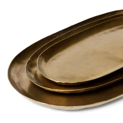 New Horgans Xander Tray Set Brass