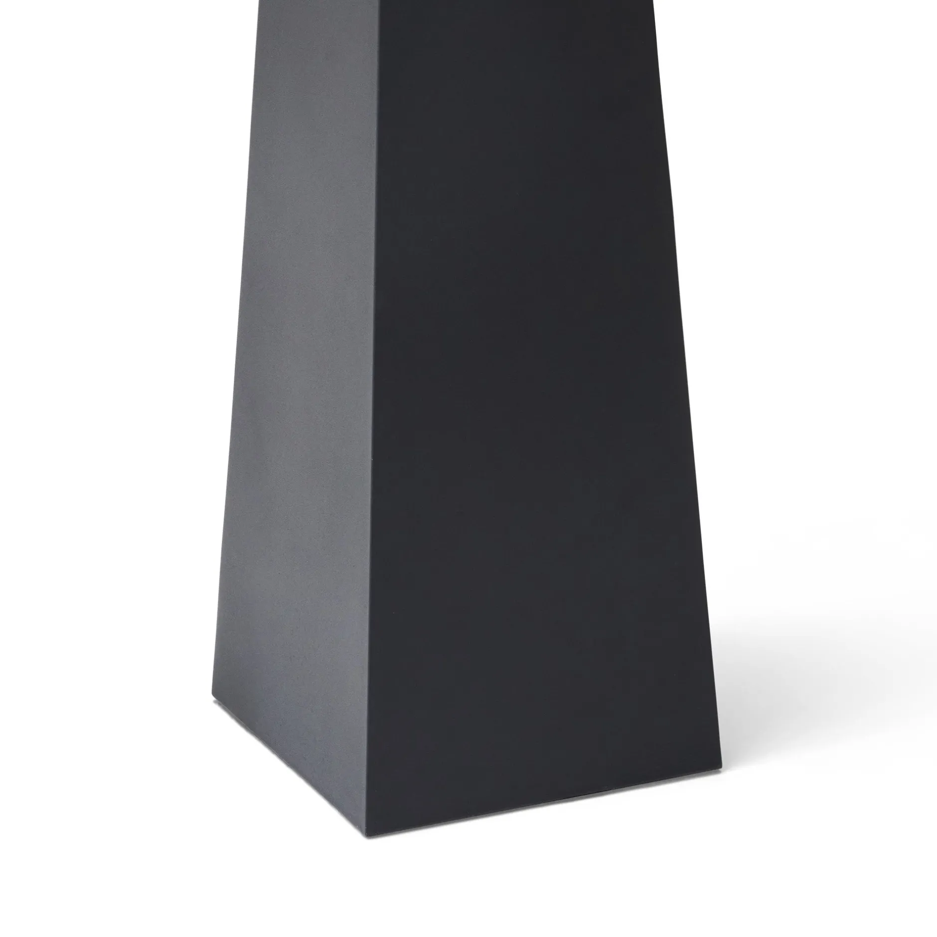 Discount Horgans Yuji Parchment Shade Floor Lamp Black