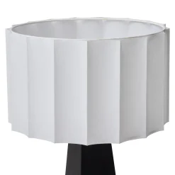 Discount Horgans Yuji Parchment Shade Table Lamp Black