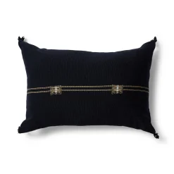 Discount Horgans Yuma Handwoven Cushion 60x40 Black