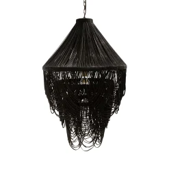Sale Horgans Yumi Chandelier Black Suede