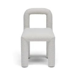 Clearance Horgans Zara Dining Chair Cream Cream Boucle