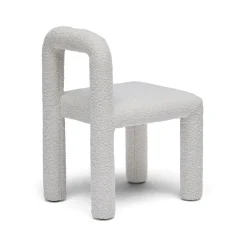 Clearance Horgans Zara Dining Chair Cream Cream Boucle