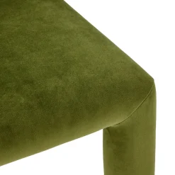 New Horgans Zara Dining Chair Olive Olive Velvet