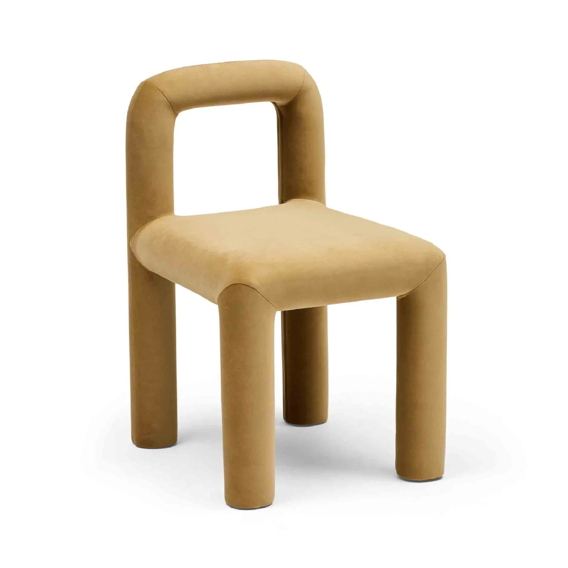 Hot Horgans Zara Dining Chair Sand Sand Velvet