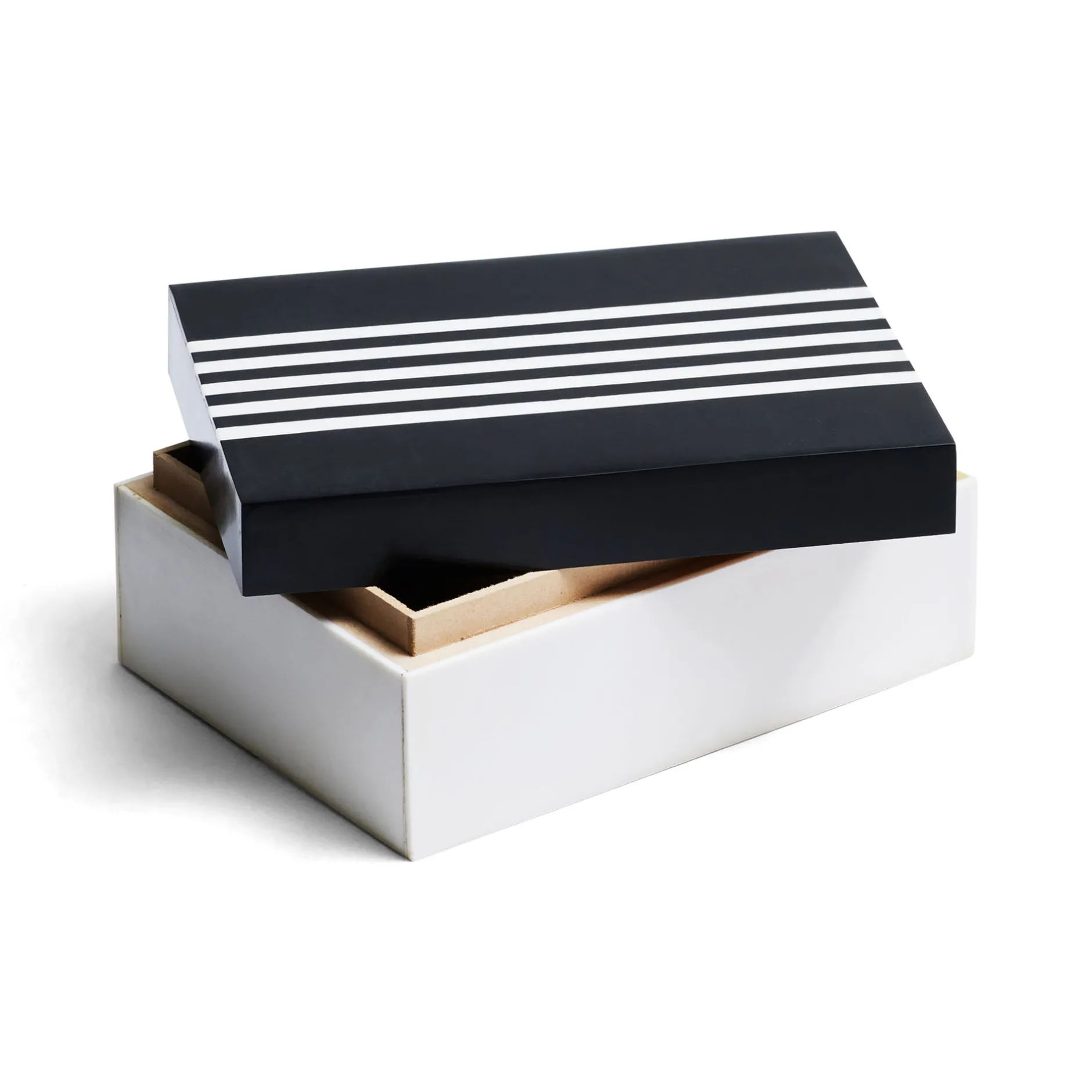 Clearance Horgans Zuri Box Rectangle White & Black
